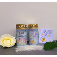 Grabkerze Sternenhimmel Kinder Sternenkind Grablicht 9 Grabkerze Sternenhimmel Kinder Sternenkind Grablicht 9 von BunterGrabschmuck