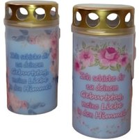 Grabkerze Zum Geburtstag Grablicht G9 von BunterGrabschmuck