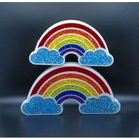 Regenbogen Sternenkinder Innen - Und Aussenbereich 2 Größen von BunterGrabschmuck