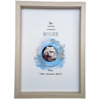 Trauergeschenk Sternenkind Stille Geburt Erinnerungsbild Trauerposter von BunterGrabschmuck