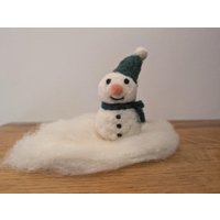 Schneemann Für Den Winterlichen Jahreszeitentisch von BuntesParadies