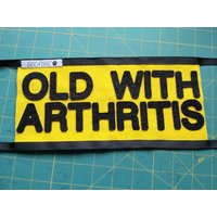 Alt Mit Arthritis, Weil, Schild Für Besondere Bedürfnisse Hund, Kinderwagen Schild, Haustier Kinderwagen, Katze, Krankes Haustier, Duschfest von BuntingsimplyByKaren