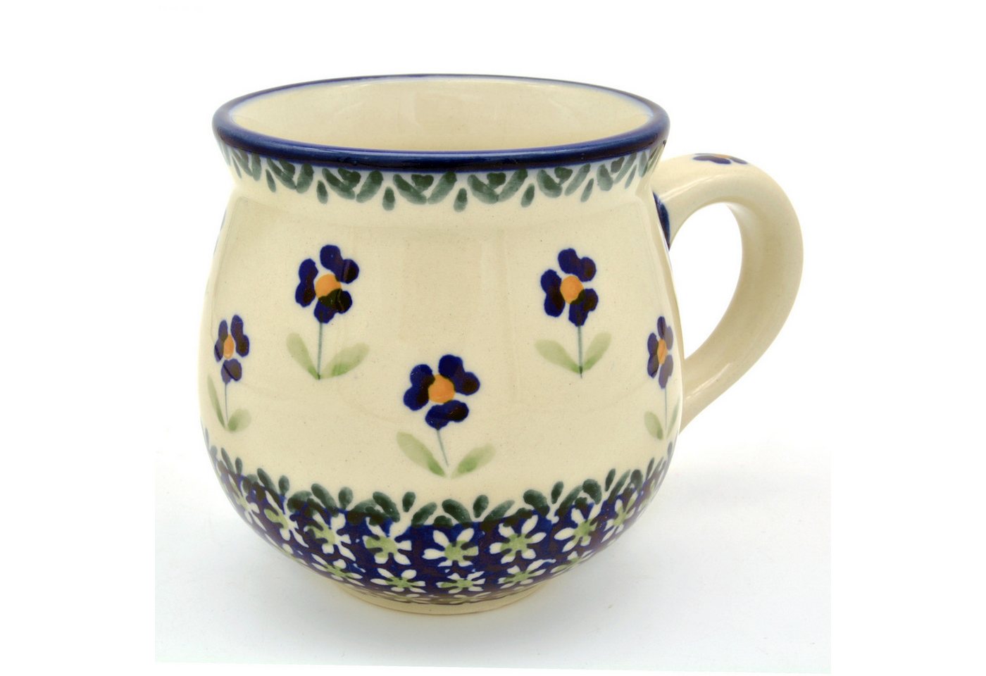 Bunzlauer Keramik Manufaktura Becher kugelige Form 280 ml von Bunzlauer Keramik Manufaktura