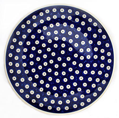 Bunzlauer Keramik Speiseteller (Dekor Blau-Auge) von Bunzlauer keramik