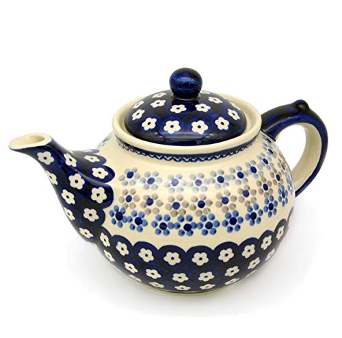 Bunzlauer Teekanne für ca 6 Tassen oder 1,25 Liter (Dekor Leonie) von Bunzlauer keramik