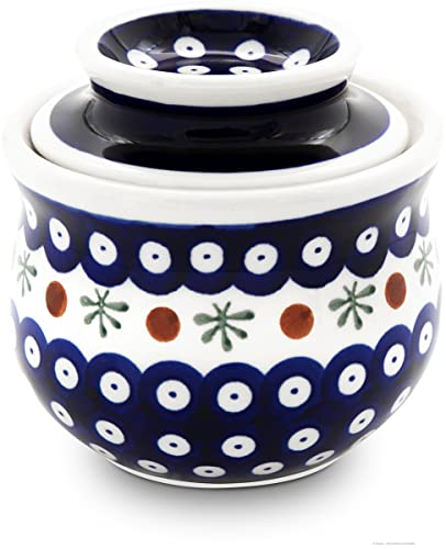 Bunzlauer Keramik Butterdose mit Wasserkühlung für 175g Butter - französische Butterdose - Butter aufbewahren ohne Kühlung (Dekor 41) Bunzlauer Keramik Butterdose mit Wasserkühlung für 175g Butter - französische Butterdose - Butter aufbewahren ohne Kühlung (Dekor 41) von Bunzlauer keramik