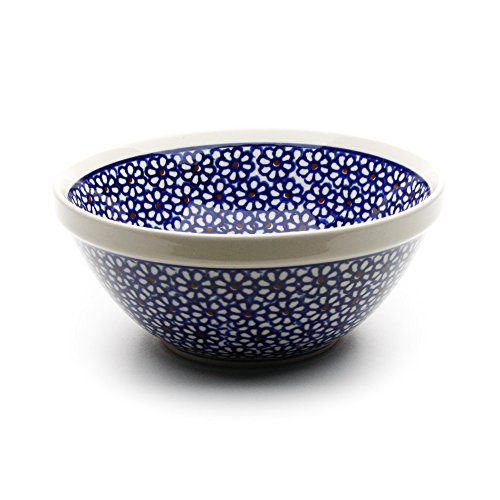 Bunzlauer keramik 500ml Schüssel Schale Ø14.9cm Dessertschale Müslischüssel Kompttschale [Form 1] dickwandig und robust im Dekor von Bunzlauer keramik