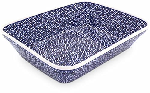 Bunzlauer Keramik Auflaufform 2,7l 23,2x29,7cm, H=7,0cm, Dekor 120 von Bunzlauer keramik