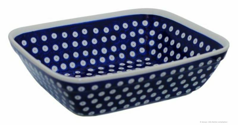 Bunzlauer Keramik Auflaufform Bunzlauer Keramik 2 Liter Auflaufform Backform 25x20,8x7cm Dekor 42, Keramik von Bunzlauer Keramik