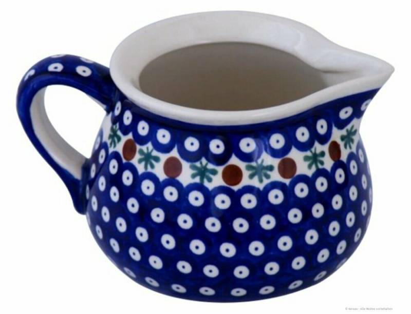 Bunzlauer Keramik Kanne Bunzlauer Keramik 1L Milchkrug Kanne 19,4x10,8cm, Dekor 41, 1,00 l von Bunzlauer Keramik
