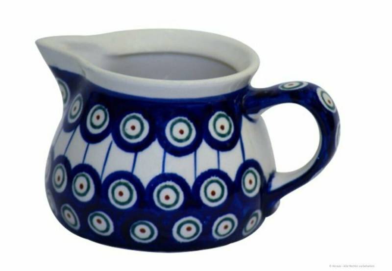 Bunzlauer Keramik Kanne Bunzlauer Keramik 600 ml Milchkanne Sahnegießer 16,3x10 cm, Dekor 8, 0,60 l von Bunzlauer Keramik