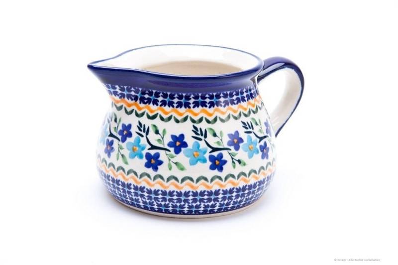 Bunzlauer Keramik Kanne Bunzlauer Keramik 600 ml Milchkanne Sahnegießer 16,3x10 cm Dekor 1154a, 0,60 l von Bunzlauer Keramik