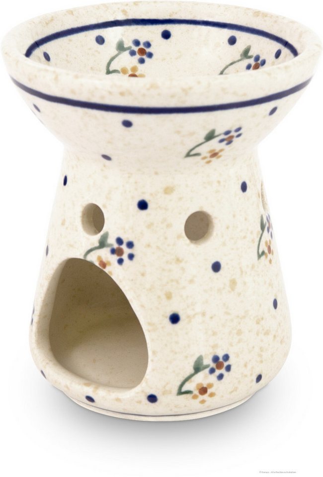 Bunzlauer Keramik Kerzenständer Bunzlauer Keramik Aromalampe Duftlampe Öllampe Ø8,9xH10,4cm Dekor 111 von Bunzlauer Keramik