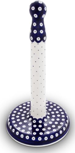 Bunzlauer Keramik Küchenrollenhalter Papierrollenhalter Rollenhalter Küchenpapierhalter Küchenrollenspender Ø 18 cm H 33 cm Dekor 42 von Bunzlauer keramik