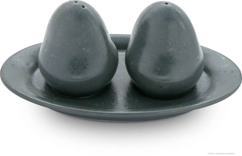 Bunzlauer Keramik Salz- / Pfefferstreuer Bunzlauer Salzstreuer -und Pfefferstreuer Set mit Untersetzer, ZIELON Bunzlauer Keramik Salz- / Pfefferstreuer Bunzlauer Salzstreuer -und Pfefferstreuer Set mit Untersetzer, ZIELON von Bunzlauer Keramik