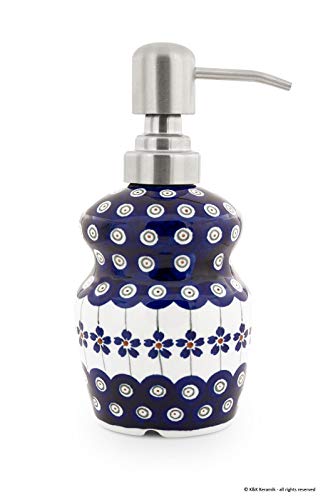 Bunzlauer Keramik Seifenspender für Flüssige Seife oder Shampoo 350 ml Lotionspender Pumpflasche (Dekor 166a) Bunzlauer Keramik Seifenspender für Flüssige Seife oder Shampoo 350 ml Lotionspender Pumpflasche (Dekor 166a) von Bunzlauer keramik