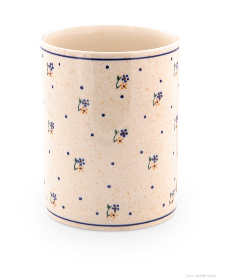 Bunzlauer Keramik Tischvase Bunzlauer Keramik 1,9L Vase "Sophia" Ø13xH17,6cm Blumenvase Dekor 111 von Bunzlauer Keramik