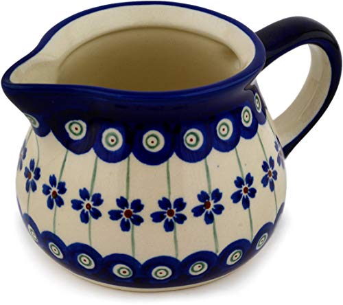 Original Bunzlauer Keramik Sahnekännchen 0.4 Liter im Dekor 166a von Bunzlauer Keramik