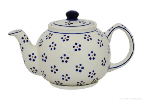 Original Bunzlauer Keramik Teekanne - 1.0 Liter - Original Bunzlauer Keramik im Dekor 1 von Bunzlauer keramik
