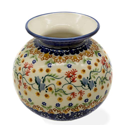 Bunzlauer Kugelvase 12,5 cm (Dekor Florac) von Bunzlauer keramik