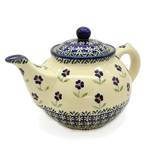 Bunzlauer Teekanne für ca 6 Tassen oder 1,25 Liter (Dekor Angelika) von Bunzlauer keramik