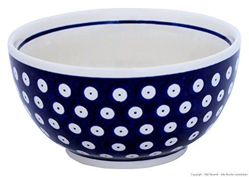 Bunzlauer keramik 500ml Schüssel Schale Ø14 cm Höhe 7,1 cm Dessertschale Müslischale Kompttschale im Dekor 42 von Bunzlauer keramik