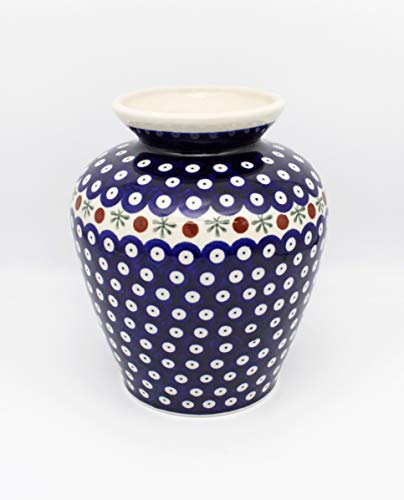 Original Bunzlauer Keramik Vase/Blumenvase, Höhe 19,7cm im Dekor 41 von Bunzlauer keramik