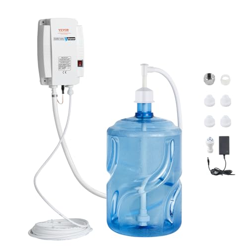 BuoQua Elektrischer Wasserspender Pumpe mit einzelne Schlauch Elektrische Trinkwasserpumpe 35W Elektrische Wasserspenderpumpe 40 psi trinkwasser Pumpe für Wechselstrom 110 V, 230 V Gleichstrom 12 V von BuoQua