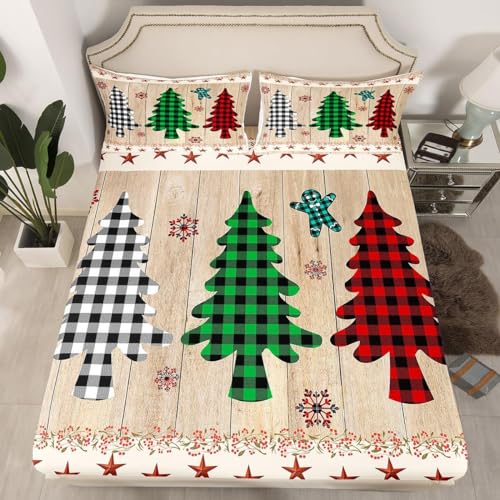 3D Spannbettlaken 140x200 Weihnachten Bettlaken Weiches Atmungsaktiv Spannbetttücher Weihnachten Mikrofaser Spannbetttuch Tiefe Tasche 30 cm Mit 2 Kissenbezügen 80x80 cm i5272 3D Spannbettlaken 140x200 Weihnachten Bettlaken Weiches Atmungsaktiv Spannbetttücher Weihnachten Mikrofaser Spannbetttuch Tiefe Tasche 30 cm Mit 2 Kissenbezügen 80x80 cm i5272 von Buohwiwe