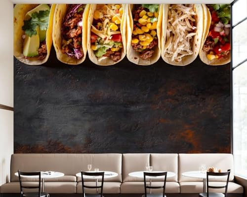 Fototapete Essen Tapete 200 x 140 cm (WxH) Fototapeten Schlafzimmer Wohnzimmer Moderne 3D Effekt Wandtapete Essen Vliestapete Wand Dekoration Poster Foto Tapeten q.2923 von Buohwiwe