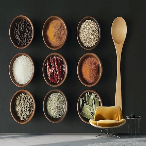 Fototapete Küchengewürze Tapete 250 x 175 cm (WxH) Fototapeten Schlafzimmer Wohnzimmer Moderne 3D Effekt Wandtapete Küchengewürze Vliestapete Wand Dekoration Poster Foto Tapeten q.4950 von Buohwiwe