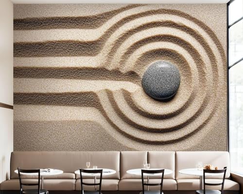 Fototapete Sandstein Tapete 250 x 175 cm (WxH) Fototapeten Schlafzimmer Wohnzimmer Moderne 3D Effekt Wandtapete Sandstein Vliestapete Wand Dekoration Poster Foto Tapeten q.4671 von Buohwiwe