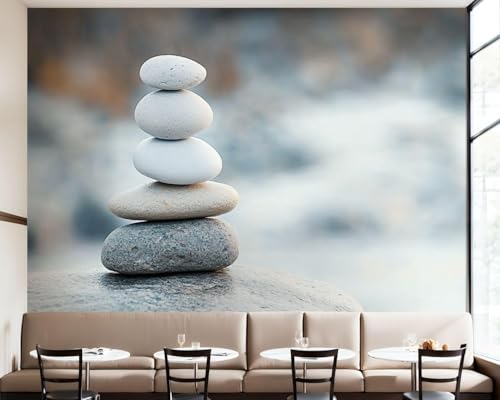 Fototapete Stein Tapete 250 x 175 cm (WxH) Fototapeten Schlafzimmer Wohnzimmer Moderne 3D Effekt Wandtapete Stein Vliestapete Wand Dekoration Poster Foto Tapeten q.4491 von Buohwiwe