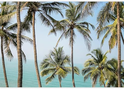 Fototapete Tropisches Hawaii Tapete 450 x 315 cm (WxH) Fototapeten Schlafzimmer Wohnzimmer Moderne 3D Effekt Wandtapete Meer Vliestapete Wand Dekoration Poster Foto Tapeten q.4451 von Buohwiwe