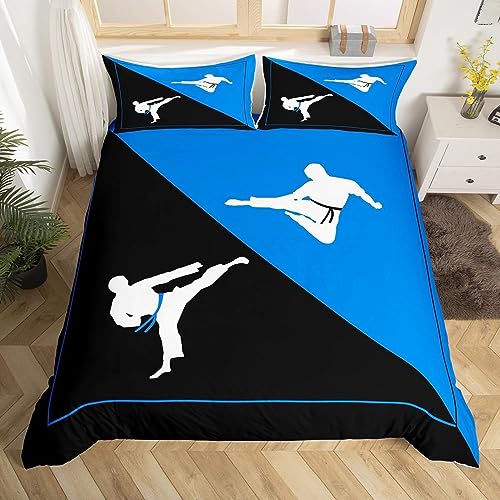 Kampfkunst Bettwäsche 135x200 Japanisches Taekwondo Bettbezug Superweiche Mikrofaser 3 Teilig Kampfkunst Bettwäsche-Sets + 2 Kissenbezug 80x80 cm mit Reißverschluss Kampfkunst Bettwäsche 135x200 Japanisches Taekwondo Bettbezug Superweiche Mikrofaser 3 Teilig Kampfkunst Bettwäsche-Sets + 2 Kissenbezug 80x80 cm mit Reißverschluss von Buohwiwe