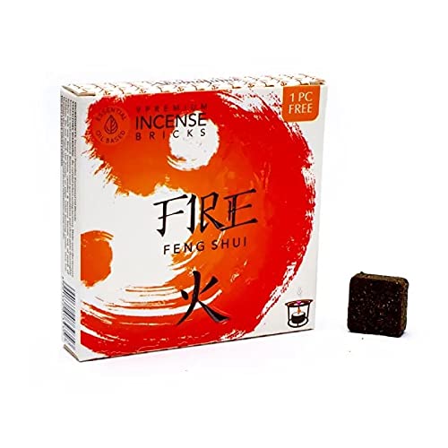Aromafume Fire Feng Shui Elements Räuchersteine (1 Box = 9 Steine) von Buosha