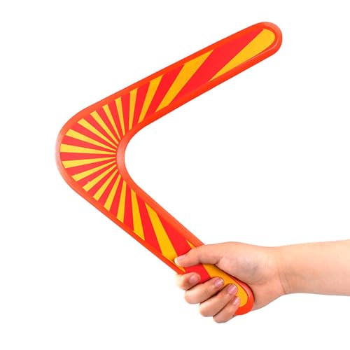 Boomerang V Shaped Outdoor, Boomerang für Kinder, Flatloop Bummerang, Boomerang Anfänger, Return Flying Boomerang Wooden Toy Geschenke von Buosha