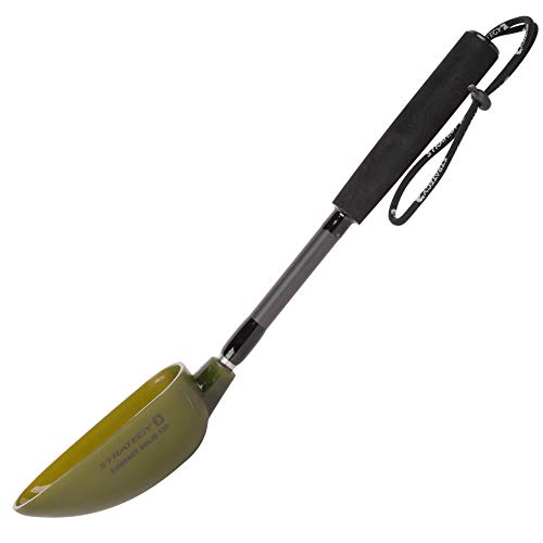 Strategy Bait Spoon Wide Solid 9,5x21cm - Futterkelle zum Karpfenfischen, Futterschaufel für Boilies & Pellets, Schaufel zum Anfüttern, Boilieschaufel von Buosha