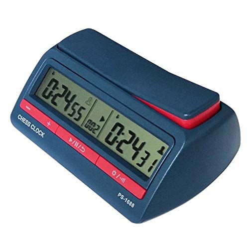 Buqpow Fortgeschrittenes Schach Digital Schach Uhr Count Up Down Brett Spiel Uhr von Buqpow