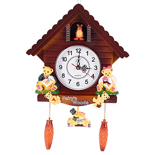 Buqpow Retro Vintage Kuckuck Uhren Carving Wohnzimmer Wand Uhr Swing Interieur Dekoration Werkzeuge von Buqpow