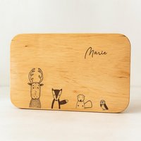 Personalisiertes Frühstücksbrett Aus Holz Mit Gravur - Kinder Brettchen Namen Personalisiertes Frühstücksbrett Aus Holz Mit Gravur - Kinder Brettchen Namen von Buramont