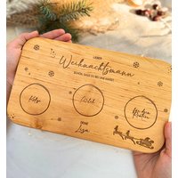 Weihnachtsmannteller | Nikolausteller Santa Brettchen Danke Lieber Weihnachtsmann Weihnachtsmannteller | Nikolausteller Santa Brettchen Danke Lieber Weihnachtsmann von Buramont