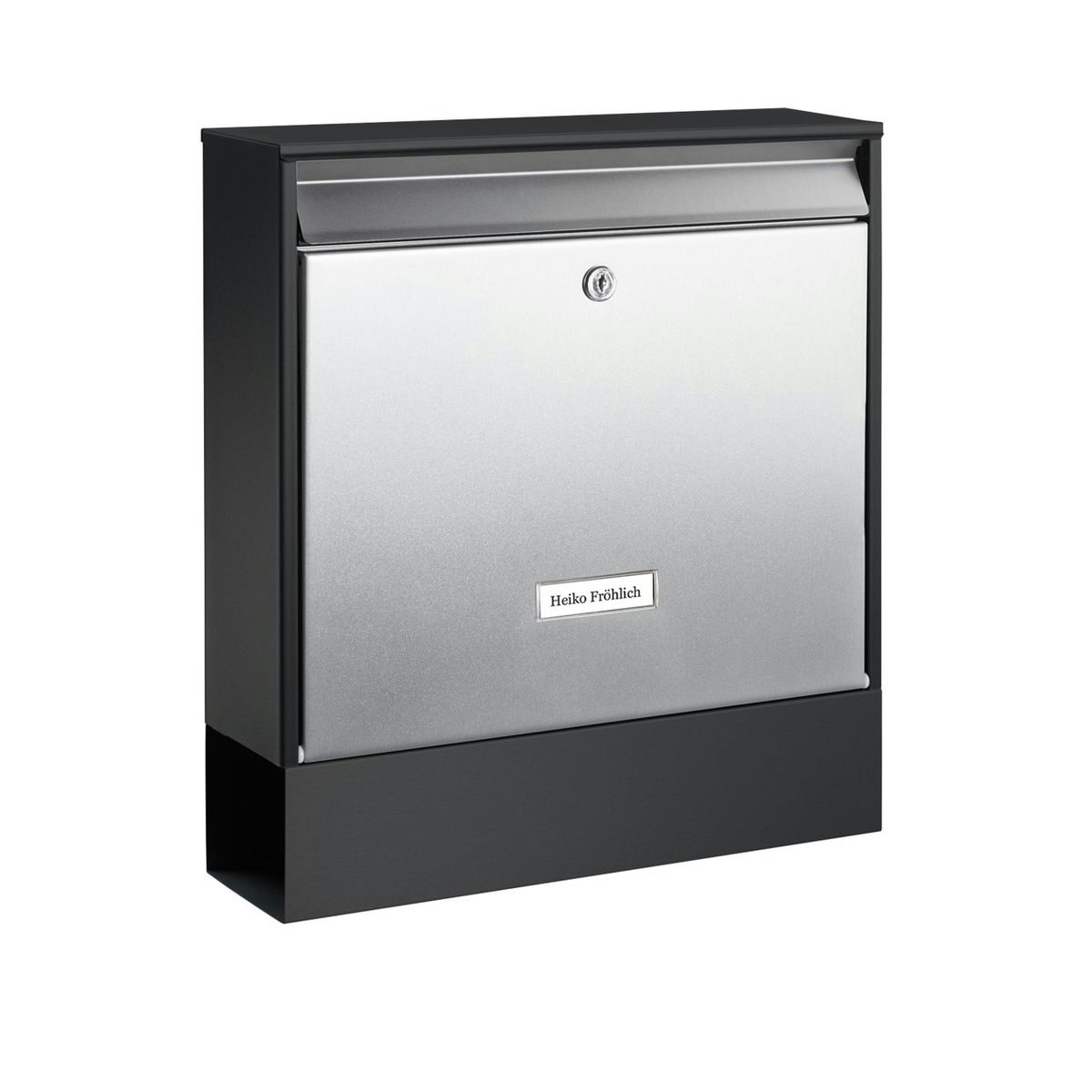 Burg Wächter Briefkasten Oxfort-Set 68770 Black+Steel Burg Wächter Briefkasten Oxfort-Set 68770 Black+Steel von Burg-Wächter KG