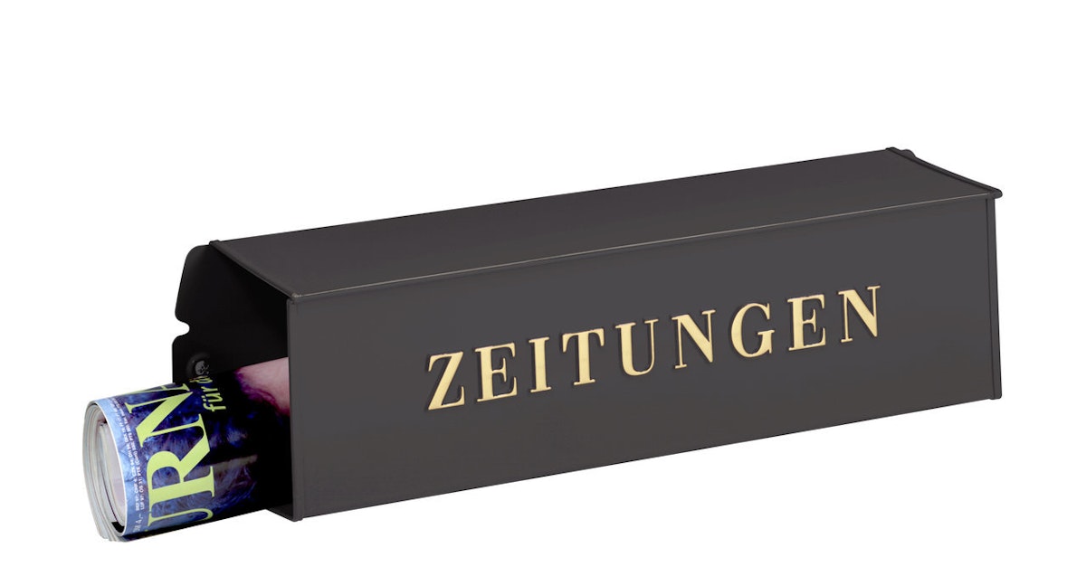 Burg Wächter Zeitungsbox eckig Alteisen 808 E Burg Wächter Zeitungsbox eckig Alteisen 808 E von Burg-Wächter KG