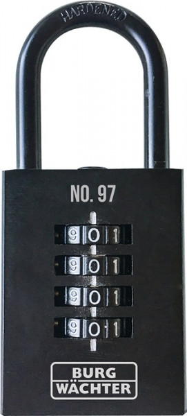 Zahlenvorhangschloss Numero 97 Schlosskörper-B.40mm Guss Zahlenroll.4 von Burg-Wächter KG