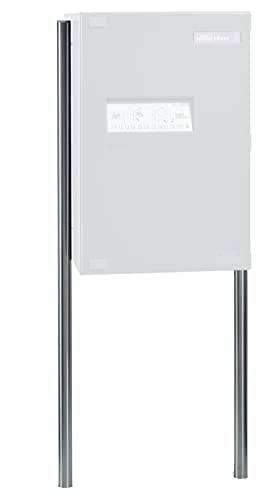 Burg-Wächter Briefkasten-Ständer für eBoxx Paketboxen, Bestehend aus 2 Pfosten, 150 cm lang, Universal 150 eBoxx Ni von Burg Wächter