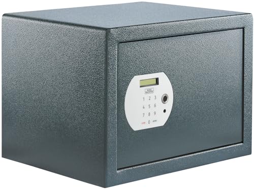 BURG-WÄCHTER Möbeltresor mit elektronischem Zahlenschloss und Fingerabdruck, Inkl. Fachboden, Zur Wand- und Bodenbefestigung, 40,3 l, 19,2 kg, Pure-Safe PS 130 E FP, anthrazit BURG-WÄCHTER Möbeltresor mit elektronischem Zahlenschloss und Fingerabdruck, Inkl. Fachboden, Zur Wand- und Bodenbefestigung, 40,3 l, 19,2 kg, Pure-Safe PS 130 E FP, anthrazit von BURG-WÄCHTER