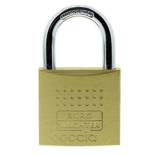 Burg-Wächter Vorhängeschloss, 8 mm Bügelstärke, 2 Schlüssel, Boccia 450 50 SB von BURG-WÄCHTER