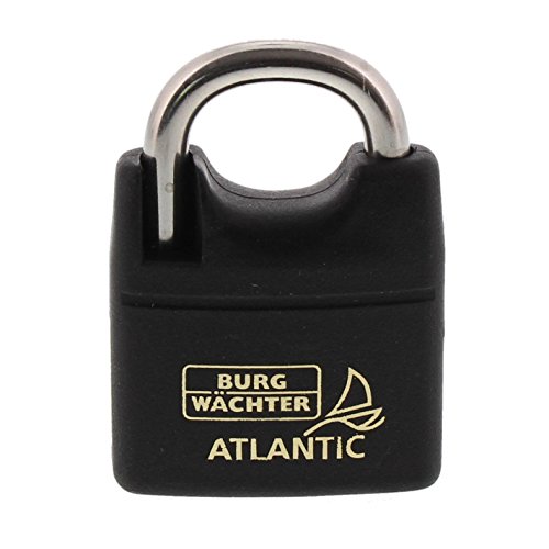 Burg-Wächter Vorhängeschloss, 6 mm Bügelstärke, 2 Schlüssel, Atlantic 217 F 40 Ni SB, Black Burg-Wächter Vorhängeschloss, 6 mm Bügelstärke, 2 Schlüssel, Atlantic 217 F 40 Ni SB, Black von BURG-WÄCHTER