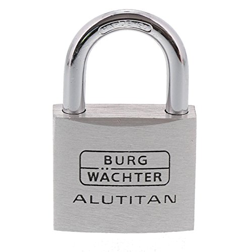Burg-Wächter Vorhangschloss Alutitan, Aluminium, 6, 5 mm Bügelstärke, Innenwerk rostfrei, 770 40 SB, 40 mm Burg-Wächter Vorhangschloss Alutitan, Aluminium, 6, 5 mm Bügelstärke, Innenwerk rostfrei, 770 40 SB, 40 mm von BURG-WÄCHTER